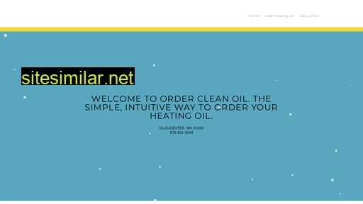 ordercleanoil.com alternative sites