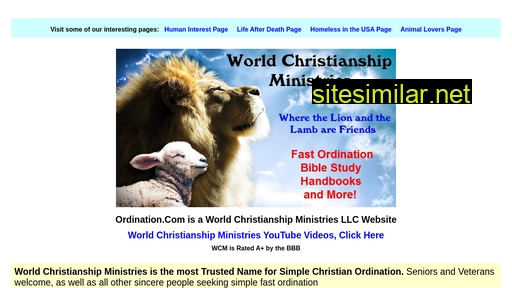 ordination.com alternative sites