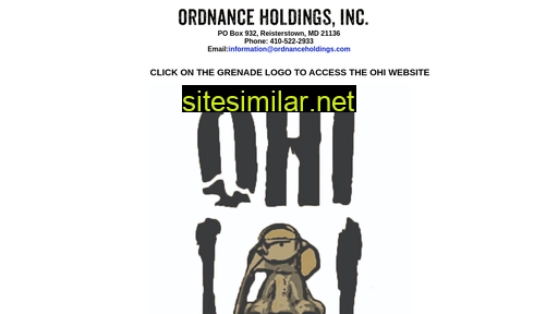 ordnanceholdings.com alternative sites