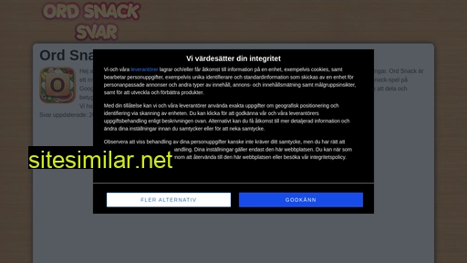 ordsnack.com alternative sites