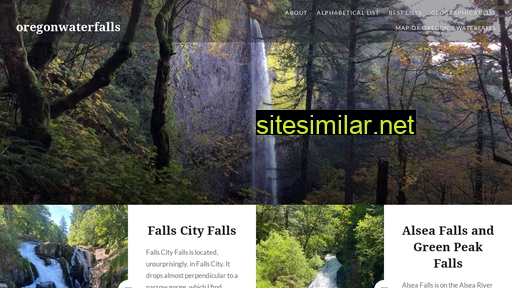Oregonwaterfalls similar sites