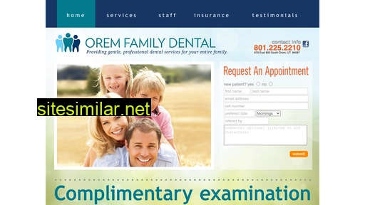 Oremfamilydental similar sites