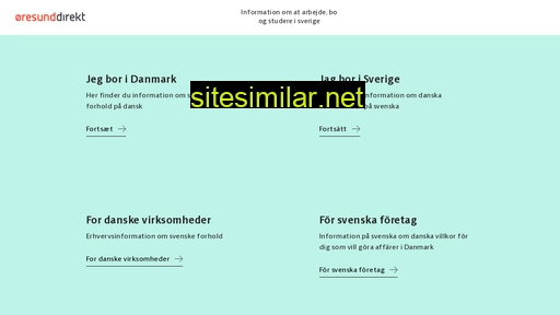 oresunddirekt.com alternative sites