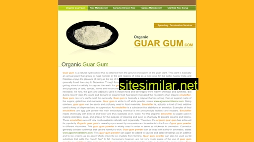Organicguargum similar sites