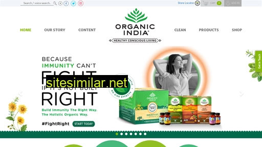 organicindia.com alternative sites