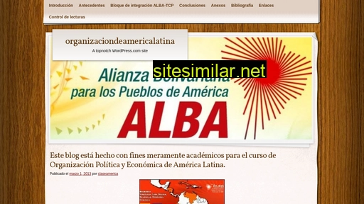 organizaciondeamericalatina.wordpress.com alternative sites