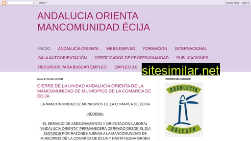 orientamancomunidad-ecija.blogspot.com alternative sites