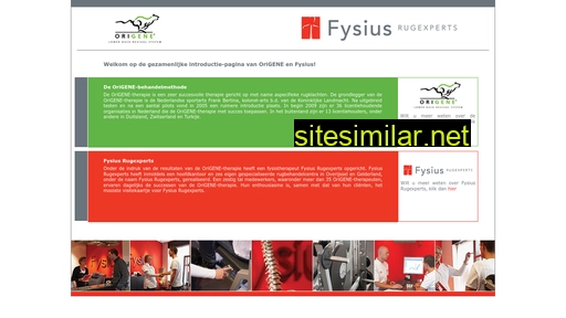 origene-fysius.com alternative sites