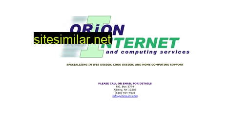 Orion-ics similar sites