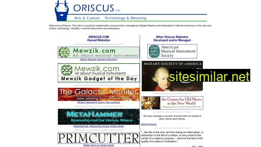 Oriscus similar sites