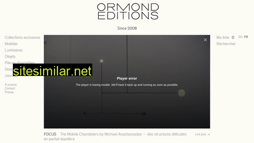 Ormond-editions similar sites
