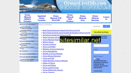 ormusliveoils.com alternative sites