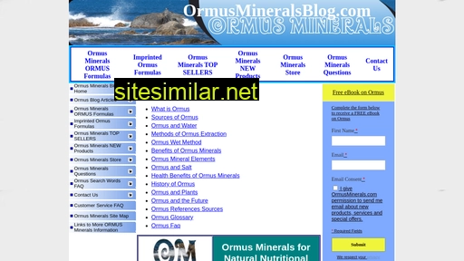 Ormusmineralsblog similar sites