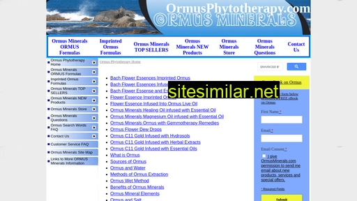 Ormusphytotherapy similar sites