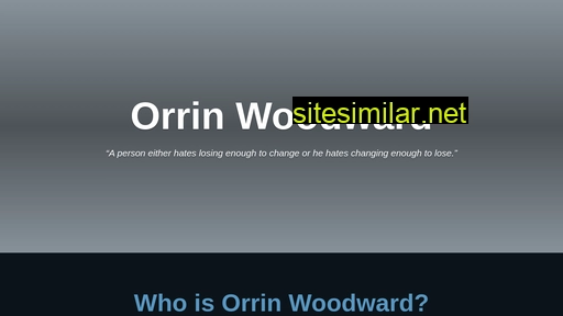 orrinwoodward.com alternative sites