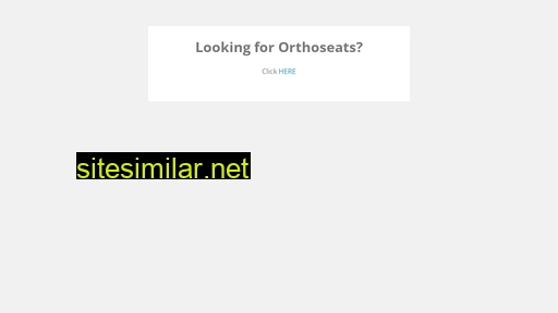 orthoseat.com alternative sites
