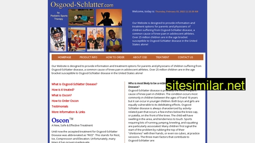 Osgood-schlatter similar sites
