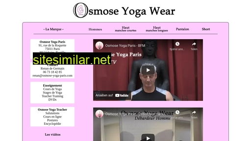 osmose-yoga-wear.com alternative sites