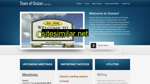 Ossianin similar sites