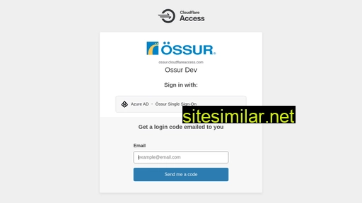 ossur.cloudflareaccess.com alternative sites