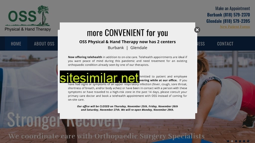 ossphysicaltherapy.com alternative sites