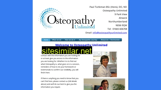 osteopathyunlimited.com alternative sites