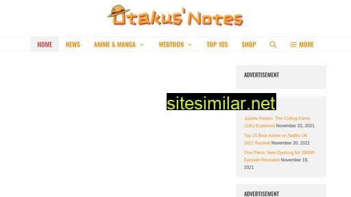 otakusnotes.com alternative sites