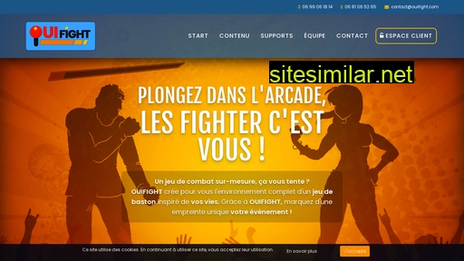 Ouifight similar sites