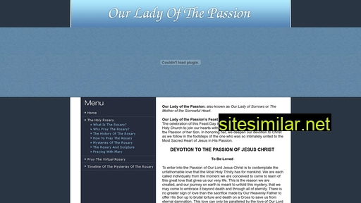 ourladyofthepassion.com alternative sites