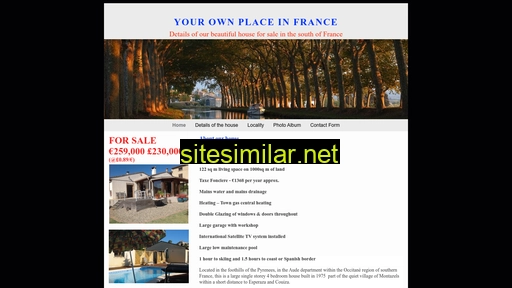 ourplaceinfrance.com alternative sites