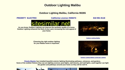 outdoorlightingmalibu.com alternative sites