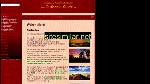 Outback-guide similar sites