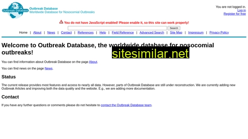 outbreak-database.com alternative sites