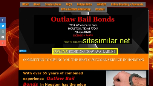 Outlaw-bail-bonds similar sites