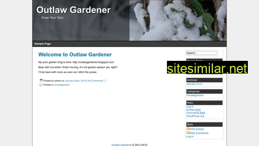 outlawgardener.com alternative sites