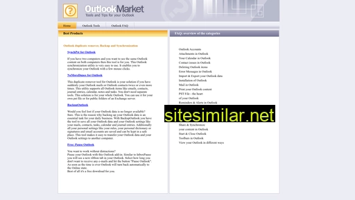 outlookmarket.com alternative sites