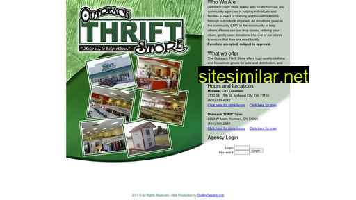 Outreachthriftstore similar sites