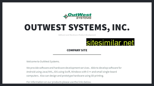 Outwestsystems similar sites