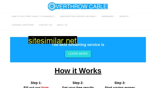 overthrowcable.com alternative sites