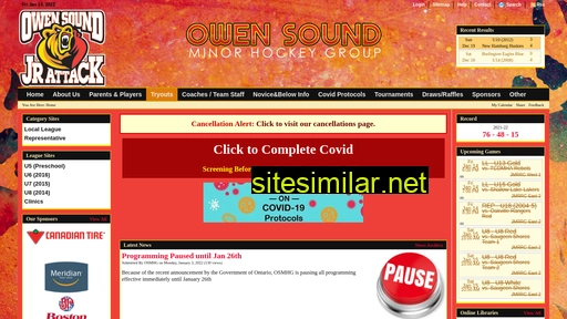owensoundminorhockey.com alternative sites