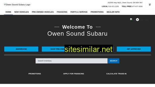 owensoundsubaru.com alternative sites