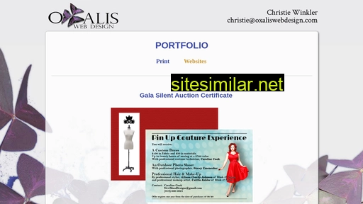 Oxaliswebdesign similar sites