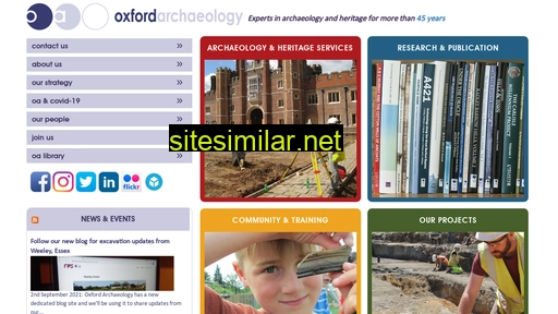 Oxfordarchaeology similar sites