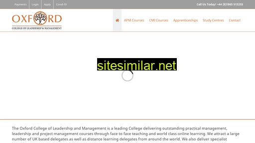 Oxfordcollegeofleadershipandmanagement similar sites
