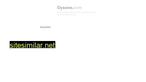 oysone.com alternative sites