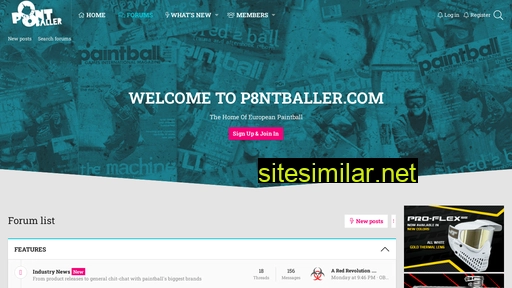 p8ntballer-forums.com alternative sites