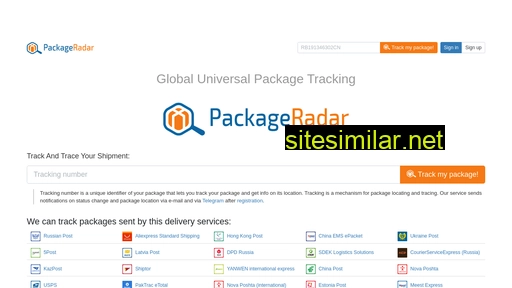 packageradar.com alternative sites