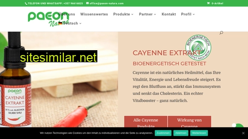 paeon-natura.com alternative sites