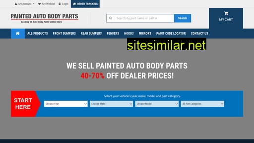 paintedautobodyparts.com alternative sites