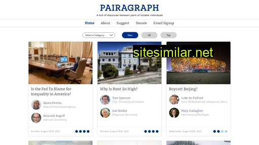 Pairagraph similar sites